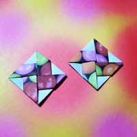 【origami・花】おりがみでクッキー 2016/03/15 11:55:00