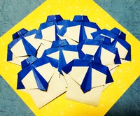 【origami・父の日】おりがみでネクタイ付きシャツ 2016/05/25 11:55:00