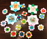 【origami・コマ】おりがみでカラフルなコマ 2016/06/30 11:55:00
