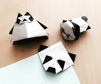 【origami・動物】おりがみでパンダ 2016/06/07 11:55:00