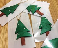 【origami・クリスマス】折り紙でクリスマスツリー・ふみの日 2016/11/16 11:55:00