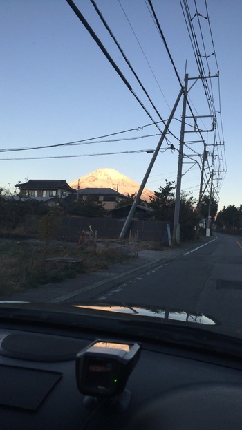 冬至と富士山