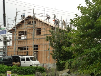夢来のすみか建て方工事２