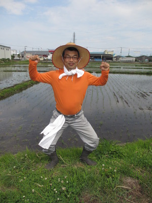 タケちゃん　田植えした・・・物語