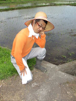 タケちゃん　田植えした・・・物語