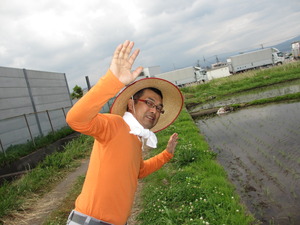 タケちゃん　田植えした・・・物語