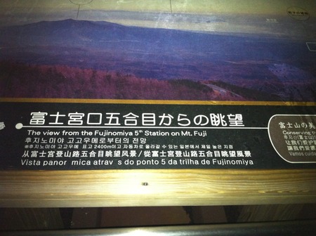 富士山　新五合目デート　「そうだ、富士山　行こう」（夜景）