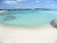 伊平屋島の米崎ビーチ