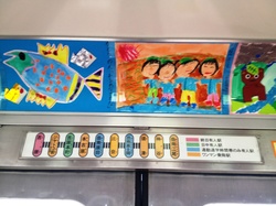 カブスカウトで、岳南鉄道に乗って