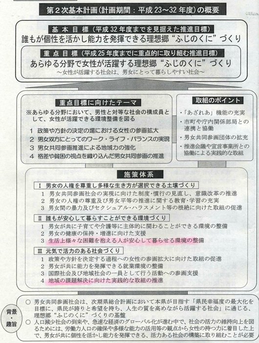 第2次男女共同参画基本計画のタウンミーティング
