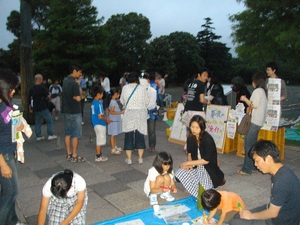 夏の夜のキャンドルナイト