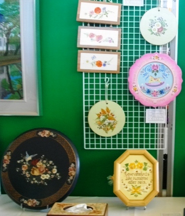 飾り雛とトールペイント～お友達の作品in青葉台文化祭～
