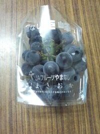 今年初めての葡萄です
