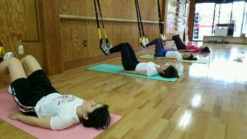 下半身ダイエットTRXトレーニング3回目