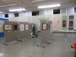 日本刺繍　「絹の画」展示会