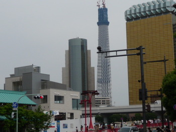 スカイツリー成長中