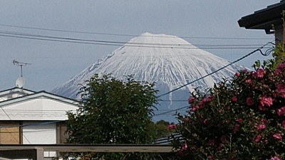 今日の富士山は