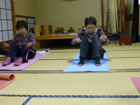 こむら返りも治って　帰りは身体が軽いのよ
