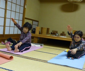 こむら返りも治って　帰りは身体が軽いのよ