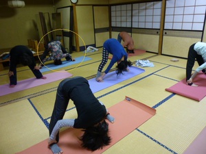 声1: 75歳若さの秘訣は家でも運動することよ