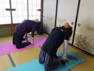 ラクダのポーズも　無理せずできた