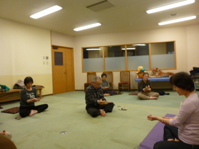 沼津駿河の湯にて「健康ストレッチ」　
