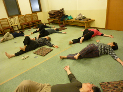 沼津駿河の湯にて「健康ストレッチ」　
