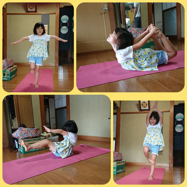 子供ヨガと私の夏休み