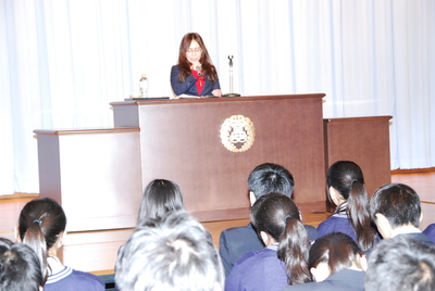 富山県 龍谷富山高校にて講演会を行いました！