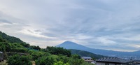 今日の我が家からの富士山(2022年6月12日)