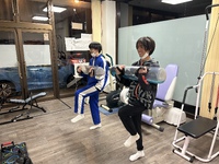 今回も二人でトレーニング！ 2022/12/21 12:16:38