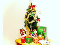 12月になりました。クリスマスディスプレイをバージョンアップ！ 2022/12/01 08:35:56