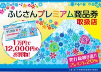 ふじさんプレミアム商品券の販促物届く