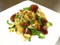 四川風鶏の唐揚げ