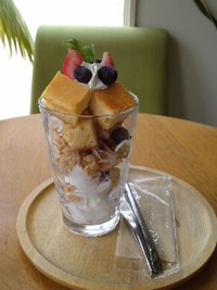 チーズケーキパフェ