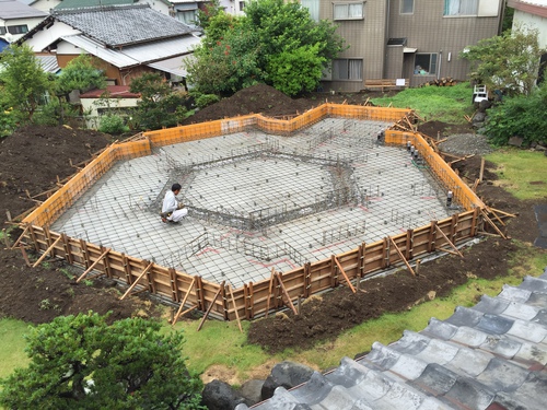 鉄筋工事を行いました！