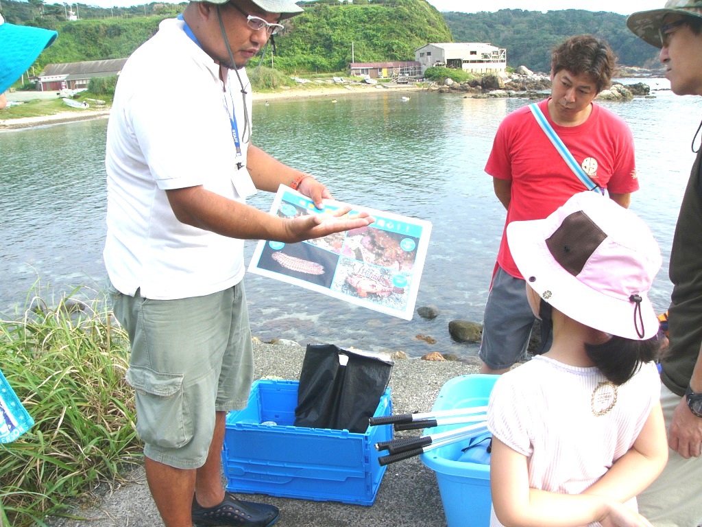 7月23日(水)　磯観察会始まります。(須崎 恵比須島)