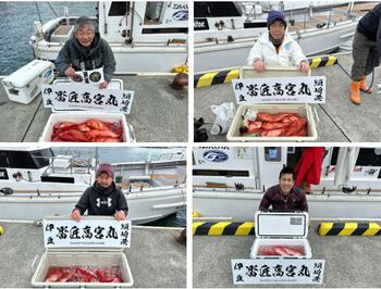 1/27（月）下田・須崎港　番匠高宮丸　金目鯛釣り　新島沖