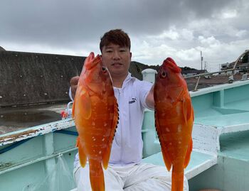 10/23（水）　下田・須崎港　久寿丸　アカハタ