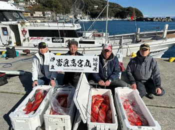 2/9（）下田・須崎港　番匠高宮丸　金目鯛釣り　新島沖