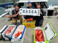 5/16(金)　下田・須崎港　番匠高宮丸　新島沖キンメ