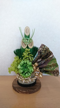 門松のアレンジ。