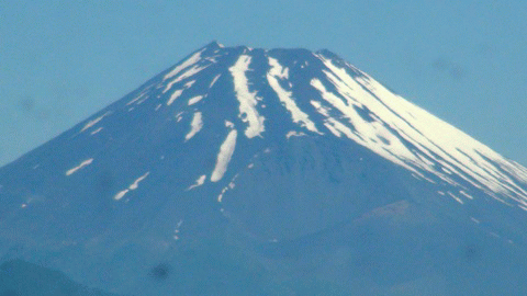 今朝の富士山