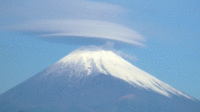 ★今朝の富士山★笠雲富士 2021/11/14 08:43:41