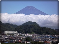 姿を見せた富士山★梅雨明けを思わせる