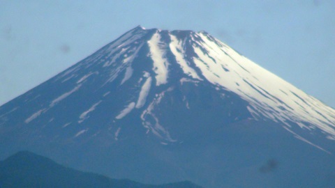 今朝の富士山