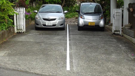 駐車場ライン引き
