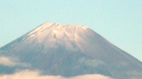★今朝の富士山★薄く積雪 2021/10/18 13:21:38