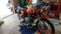 HONDA  CL175 オイル交換 2019/07/05 19:24:00