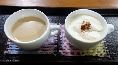 カフェオレ＆ウインナーコーヒー♪